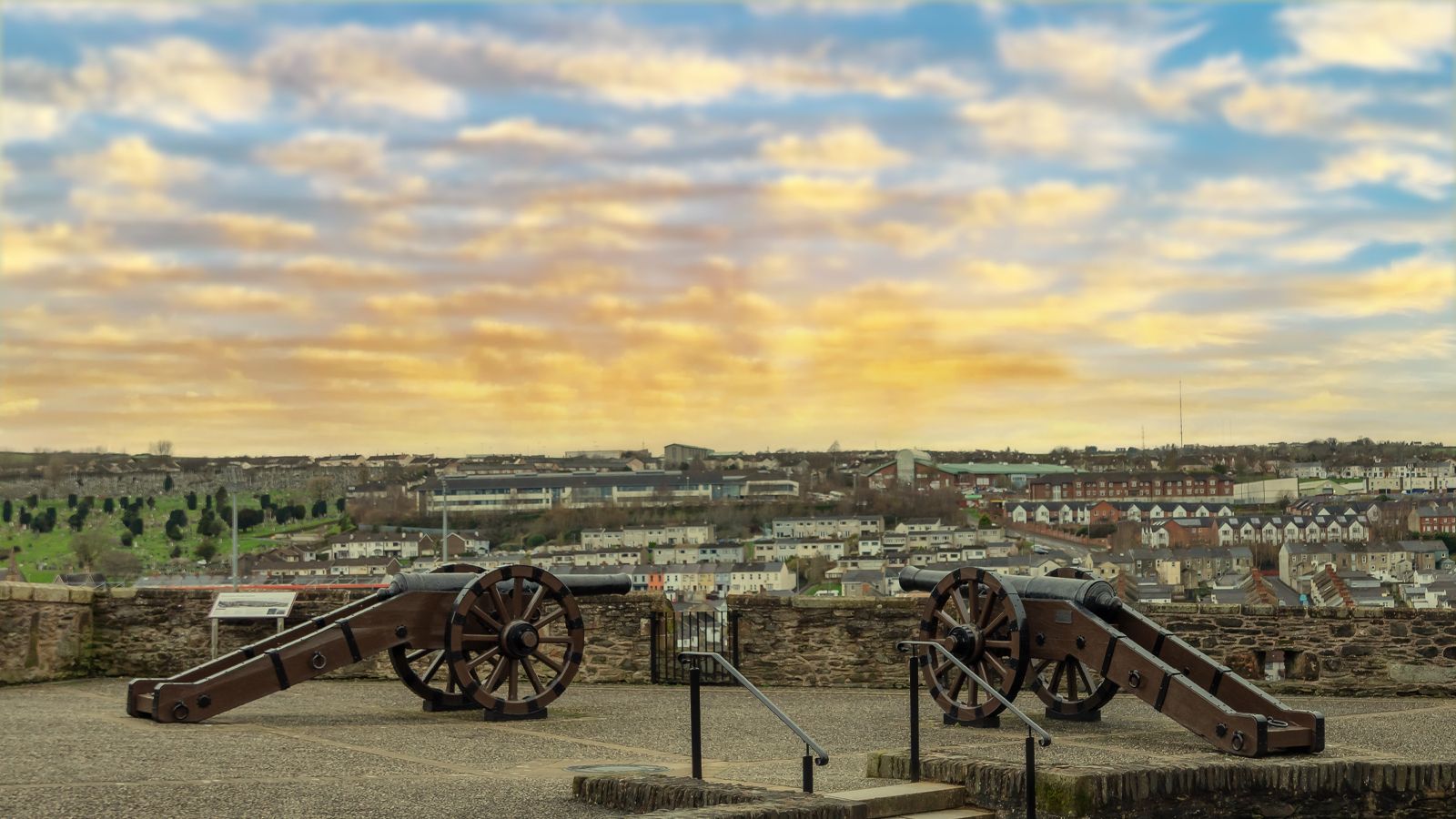 Derry-walls-waterfoot-hotel-derry-northern-ireland